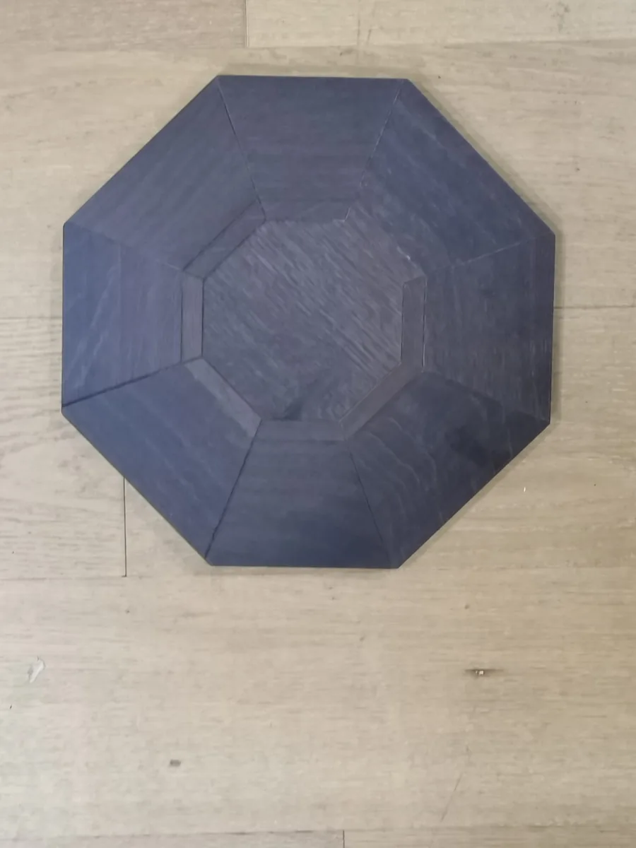 Füme meşe sekizgen marküteri panel