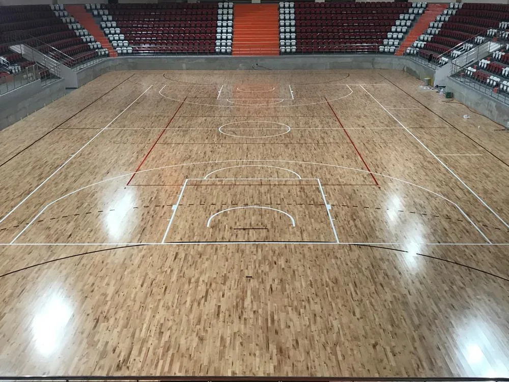 GSB Şehit Mustafa Özel Spor Salonu, spor parke uygulaması
